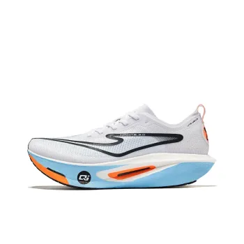 Erke Realm Of The Orchid 3.0 Cushioning Wear Resistant Low Top Running Shoes Men's White Blue Black