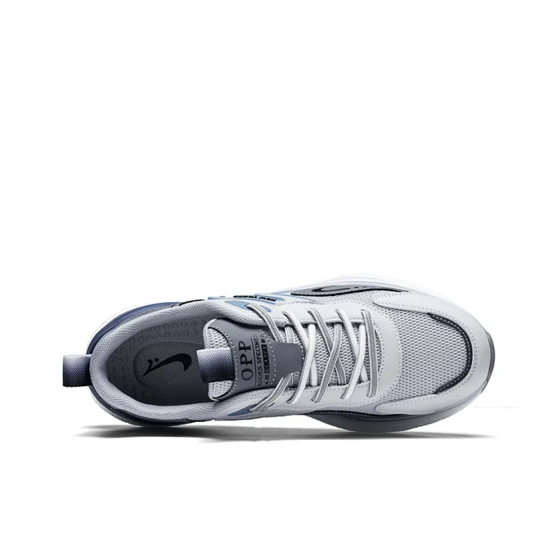 OPP Casual Shoes Men Low Top Beige Brown/Gray Blue-10