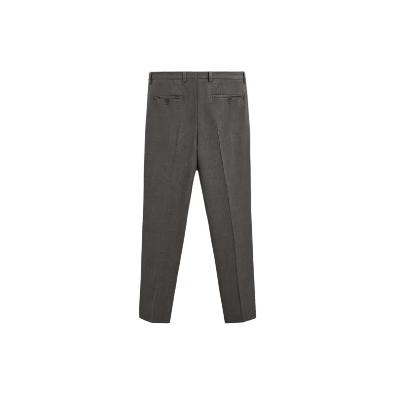 ZARA Suit Trousers Men Brown-1