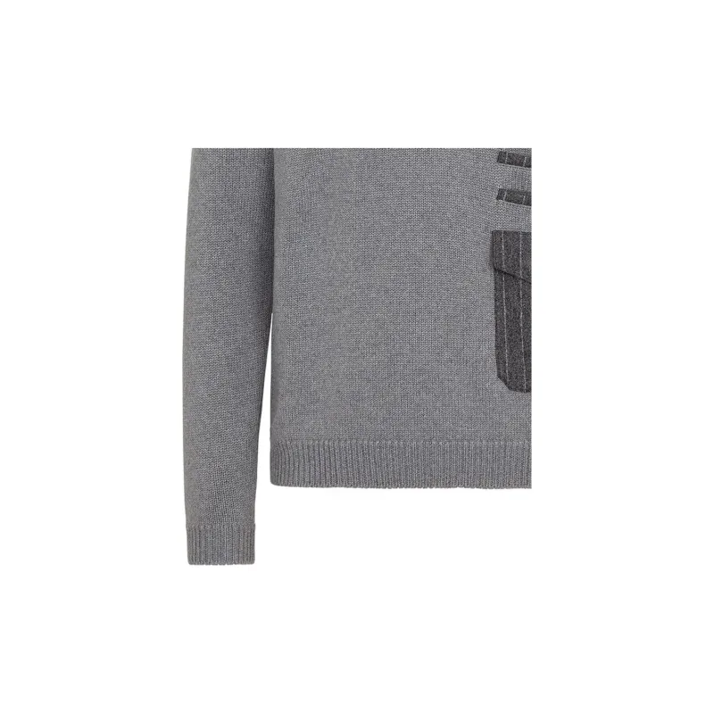 FENDI Sweaters Men Gray-2
