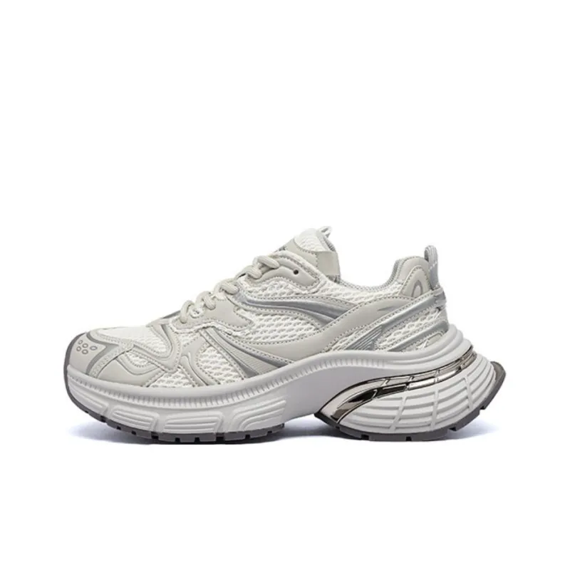 AGSDON Height Increasing Low-Top Chunky Sneakers Women's-6