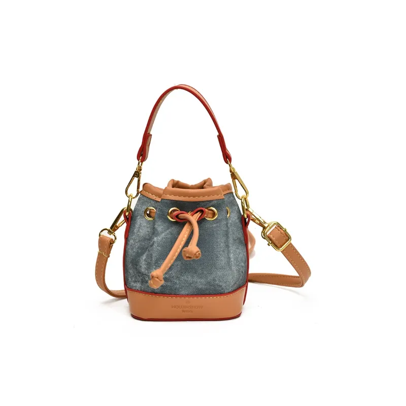 HCXK PU Bucket Bags Handbags Women's Multicolor-14