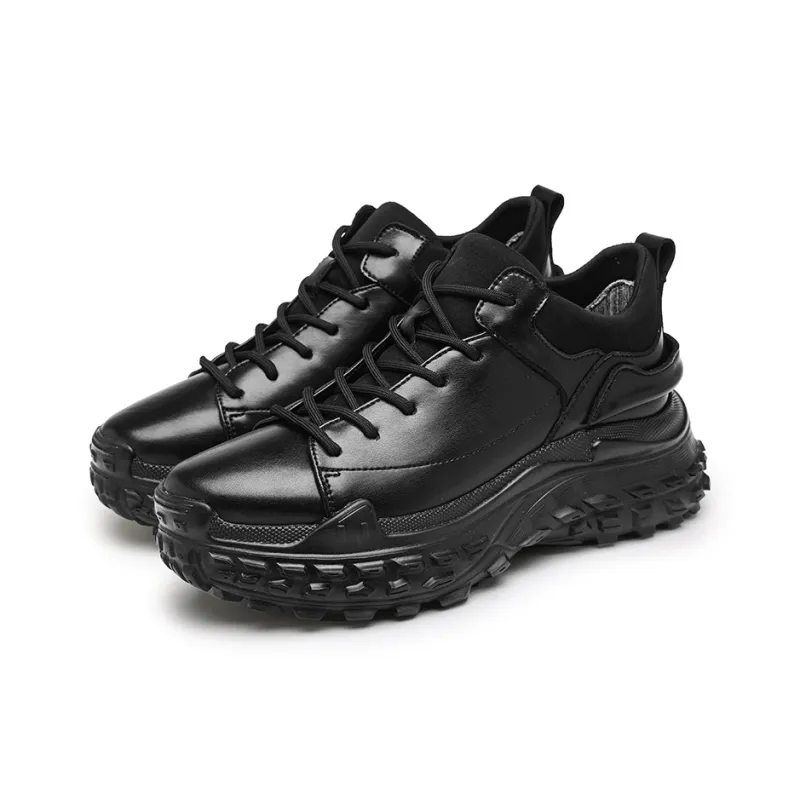 Jerden Smith Slip Resistant, Impact Resistant, Height Adjustable Low Top Chunky Sneakers-2