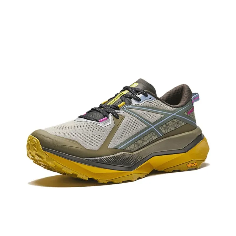 Anta Hunter Fury 2 Non slip Wear resistant Shock Absorption Low Top Trail Running Running Shoes Men's Green-1