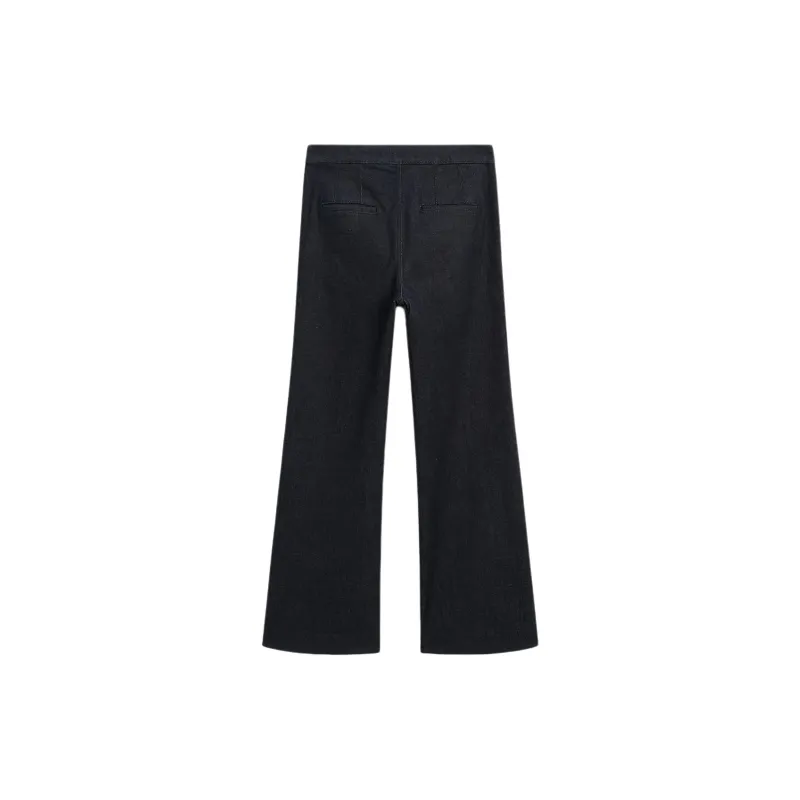 Massimo Dutti Jeans Women's Pitch Black Gray-1