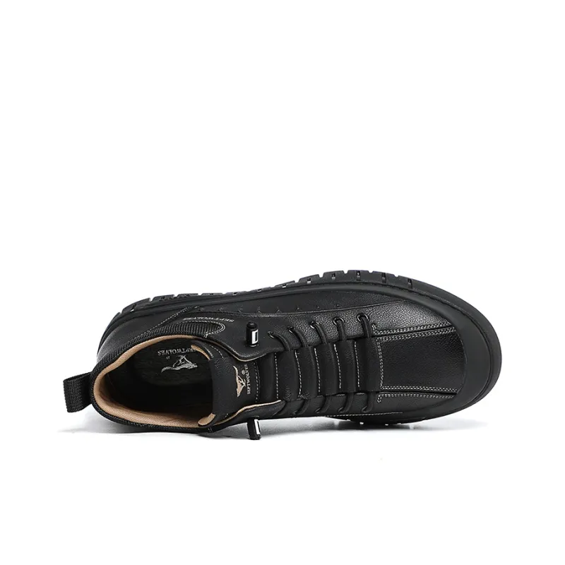 SEPTWOLVES Wear-Resistant Mid-Top Skateboard Shoes Men's HD-2