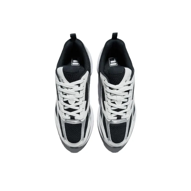 FILA Float E3 2.0 MS Anti Slip Wear Resistant Low Top Casual Running Shoes Unisex Black White-2