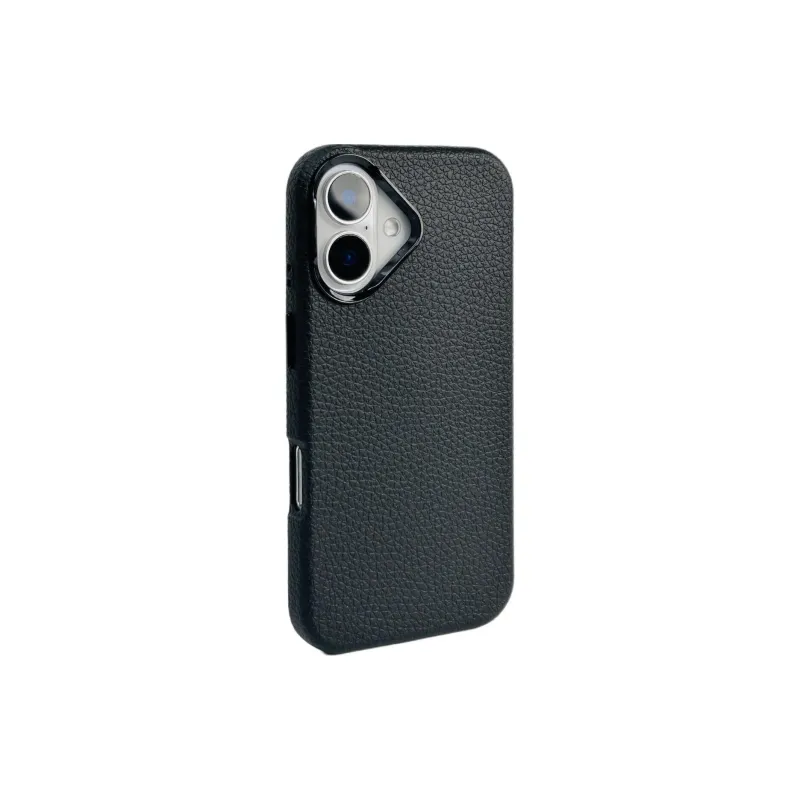 Sopi Leather Material Solid Color Litchi Grain Phone Cases Compatible With IPhone 16/15 Pro Max/Apple 13/14 Pro/Max-9