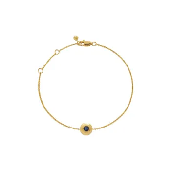 Monica Vinader 18kt Yellow Gold Vermeil September Birthstone Bracelet