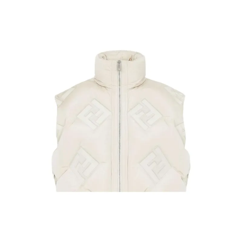 FENDI Ff Padded Cropped Gilet-3