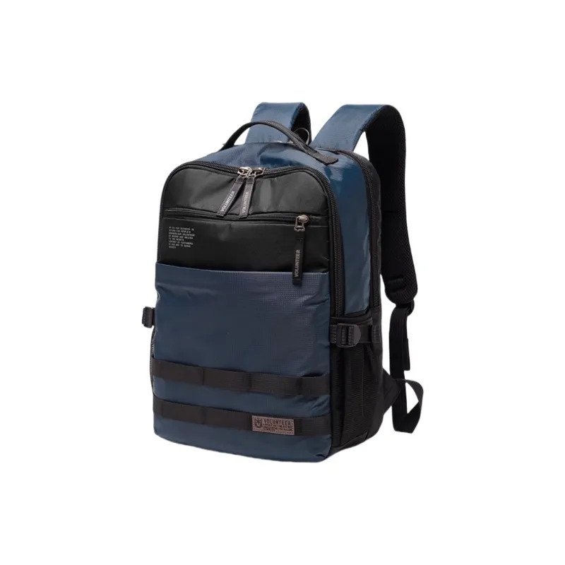 Volunteer Nylon Fabric Backpack Unisex Multicolor-6