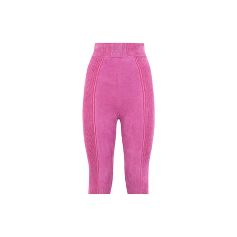FENDI X Skims Velvet Knit Leggings Colorado-3