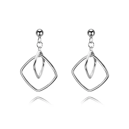 Muyan S925 Silver Stud Earrings Women's-0
