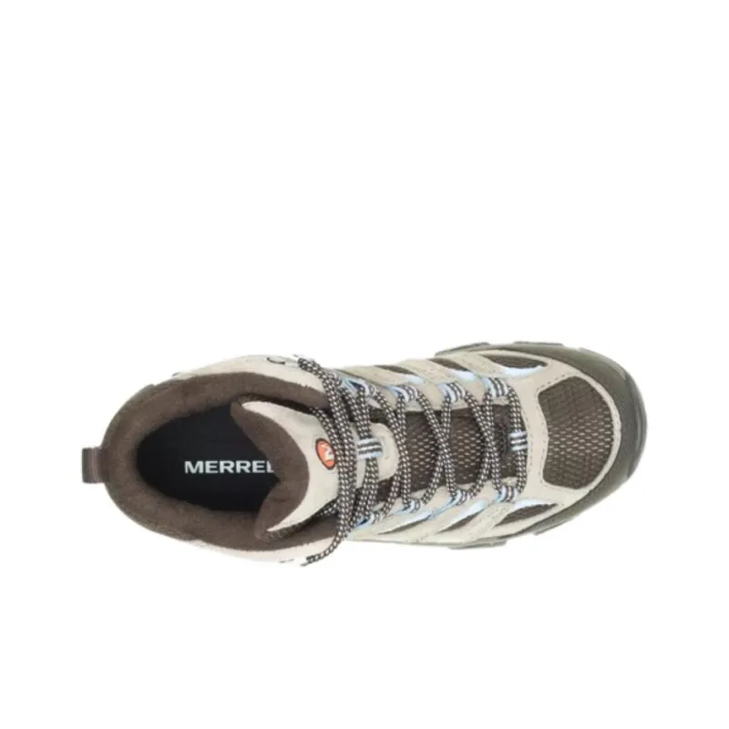 MERRELL MOAB 3 Mid GTX Wide Cushioning Wear-Resistant High-Top Outdoor Shoes Women's Brown-4