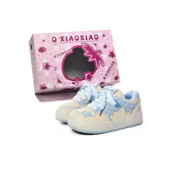 Circle Small Anti Slip And Wear Resistant Lightweight Low Top Skateboard Shoes Women's