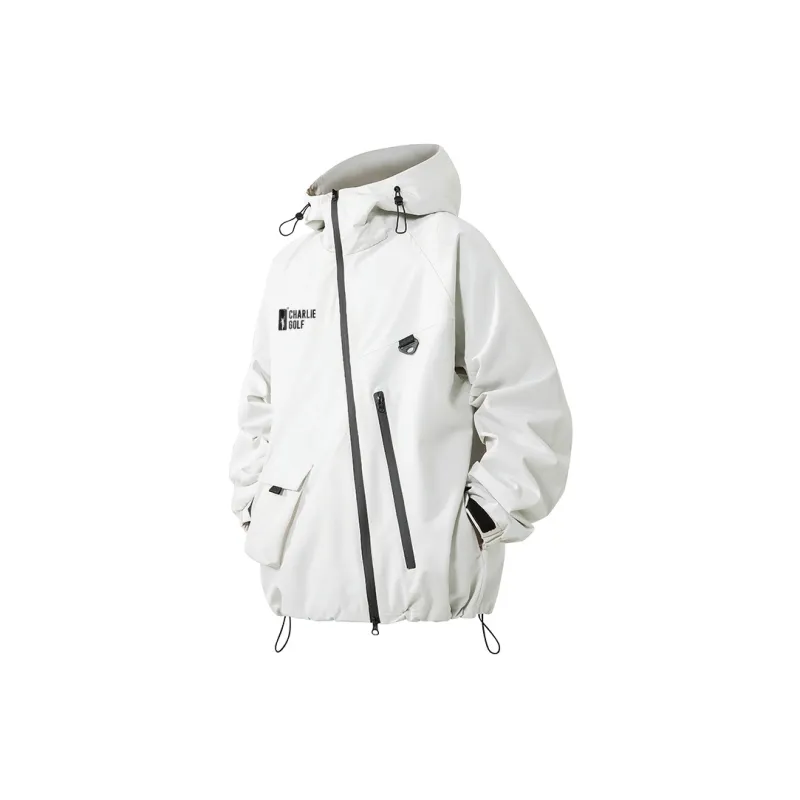 CHARLIE GOLF Waterproof, Windproof, Breathable, And Abrasion Resistant Windbreaker Jacket Unisex-3