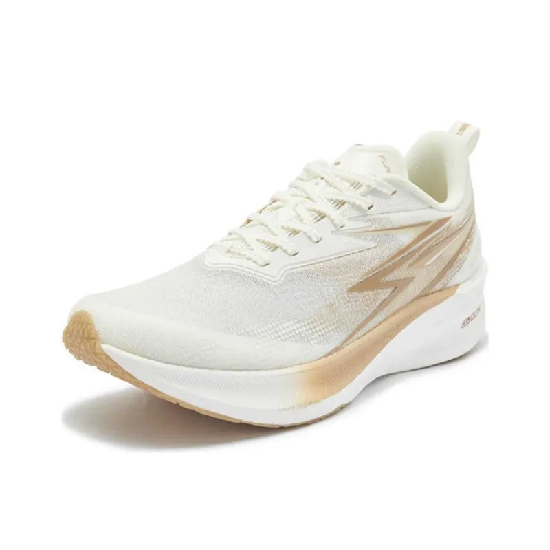 361° Anti Slip And Wear Resistant Coverage Low Top Casual Running Shoes Unisex White Beige Brown-1