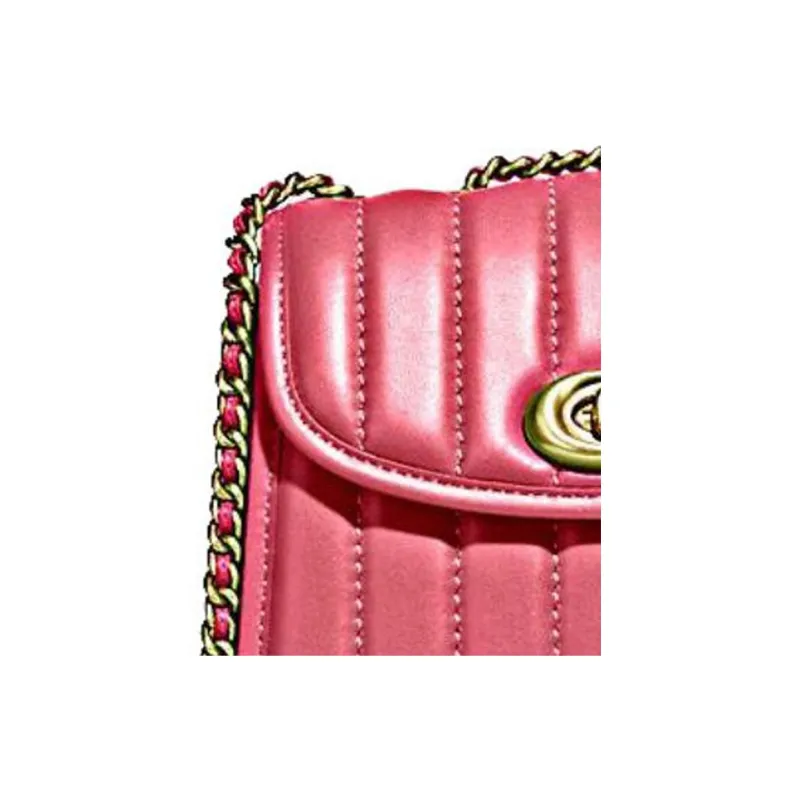 COACH Madison Leather Crossbody Bag Handbag Backpack Small Size Women's Pink-3