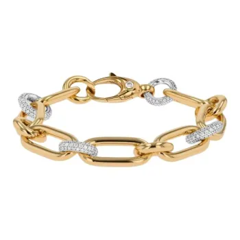 Pragnell 18K Yellow And White Gold Havana Diamond Bracelet