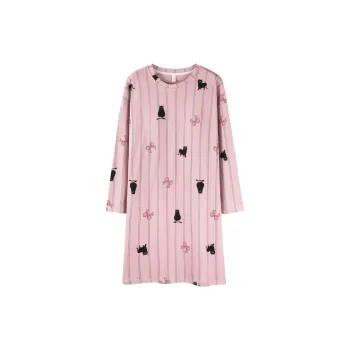 XIAFENYAN Nightgown Women's Pink