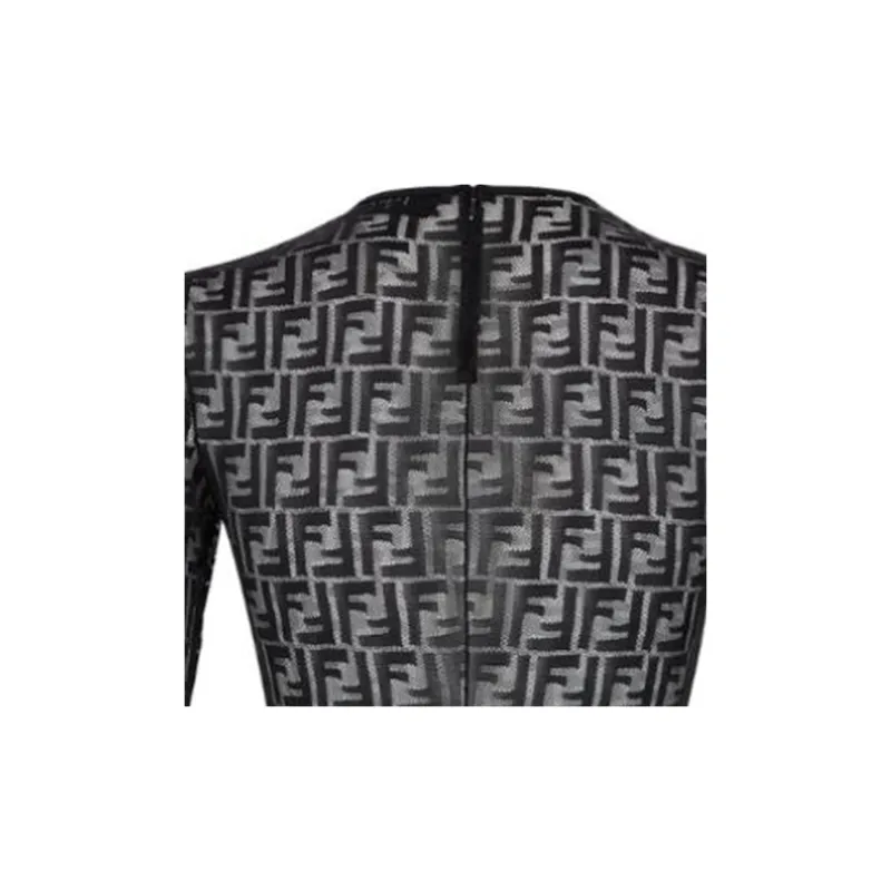 FENDI Bodysuits Women's Black-3