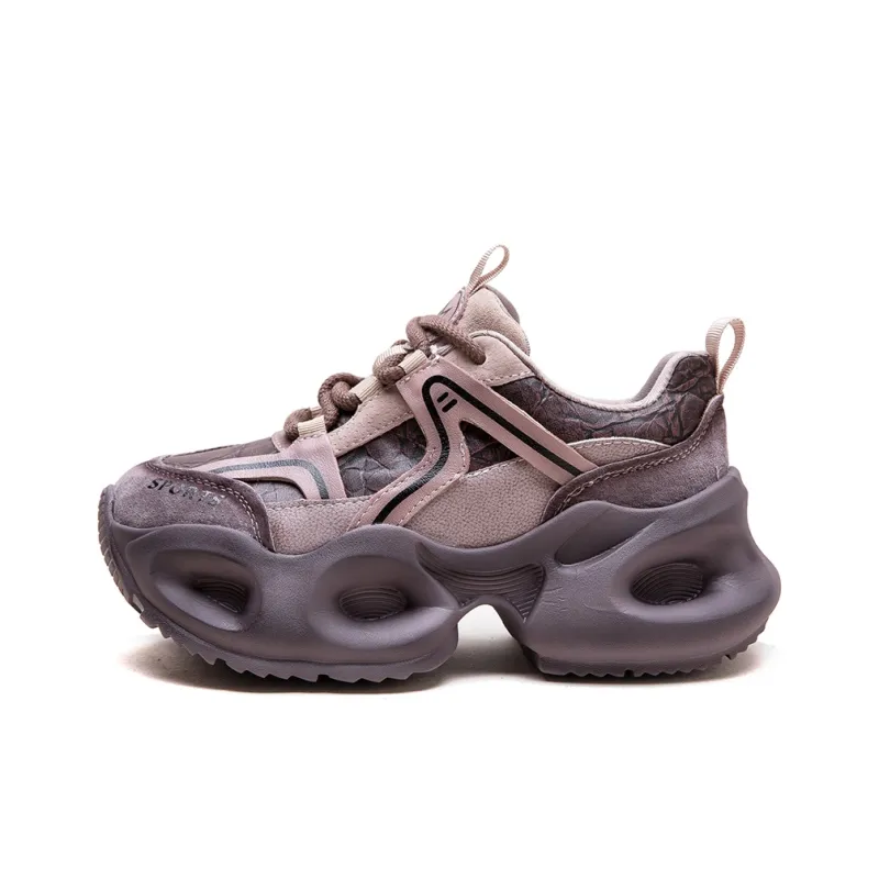 Jay Height Increasing Low Top Chunky Sneakers Women's-4