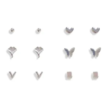 RINGLOVE Alloy Stud Earrings Women's