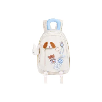 Miffy Fabric Backpack Regular Women's Ecru/Pink