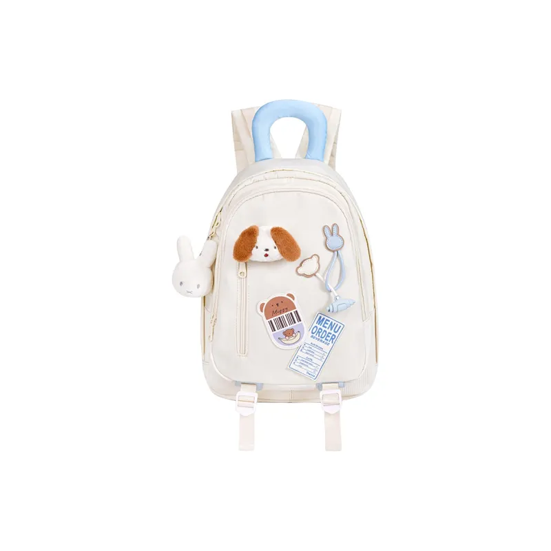 Miffy Fabric Backpack Regular Women's Ecru/Pink-1