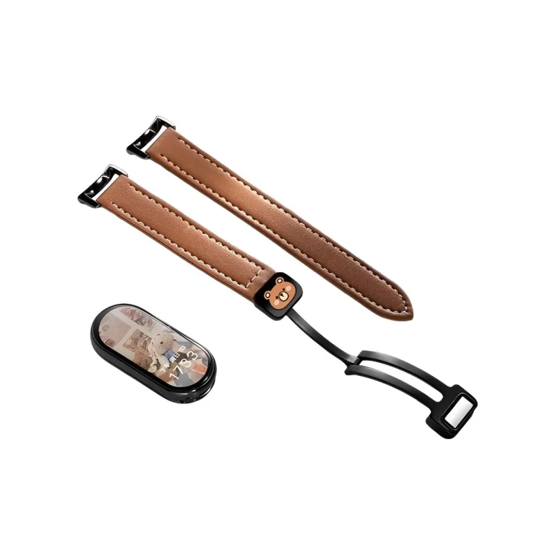 CHUANGYIDA Xiaomi Compatibility Watch Band 145~210mm Genuine Leather Material-3