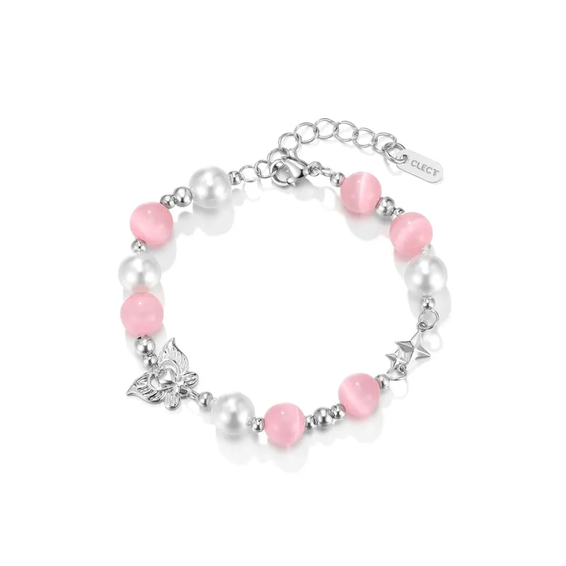 Clect Glass Cat Eye Bracelets Women's-0
