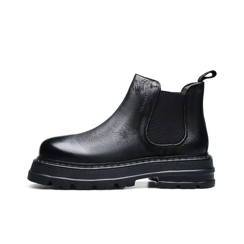 PARDASAUL Short Chelsea Boots Men's Black