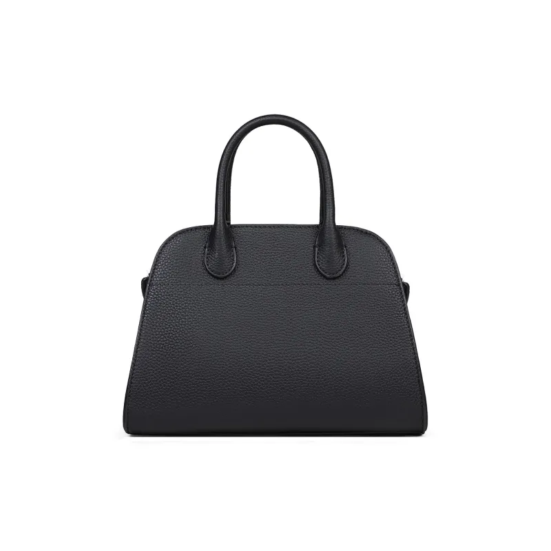 MILLIE'S Cow Leather Handbag, Shoulder Bag, Crossbody Bag, Tote Regular Women's Khaki/Black-9