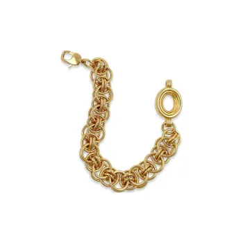 WEILAMANNI Gold-Plated Bracelets Unisex Gold