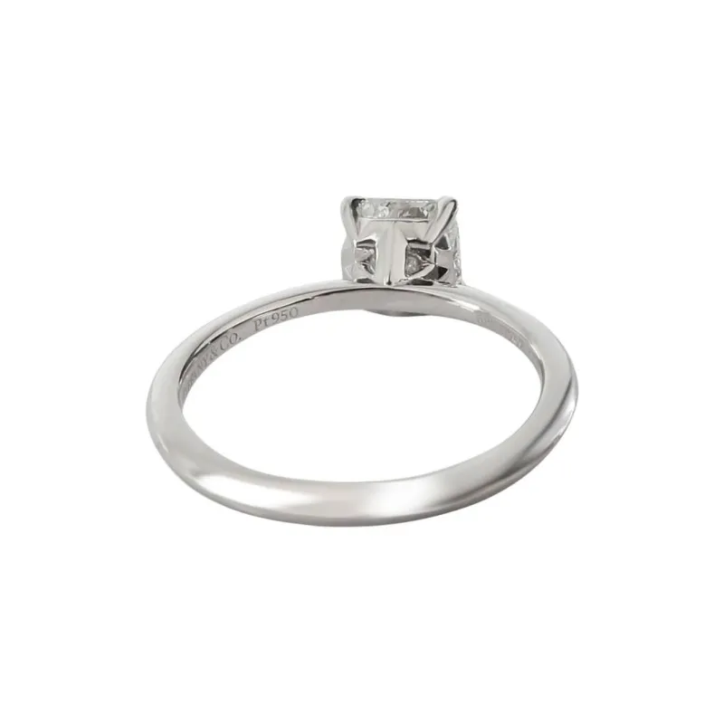 TIFFANY & CO. Platinum Diamond Engagement Ring-2