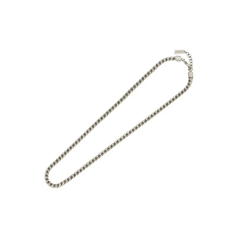 SAINT LAURENT Metal Necklaces Men's Silver-2