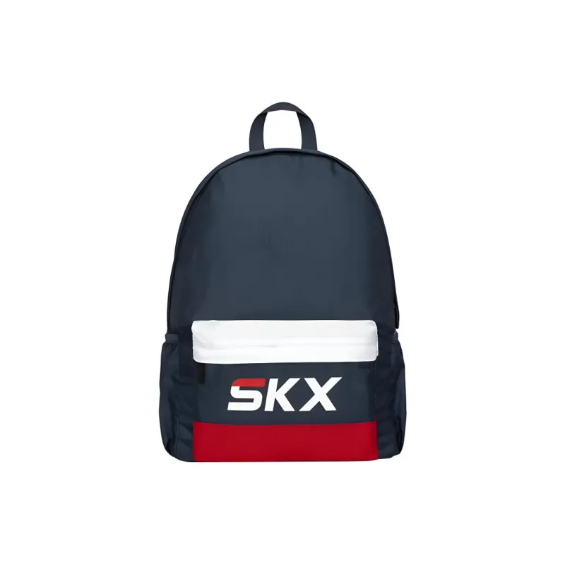 Skechers Fabric Backpack Regular Unisex Navy Blue-0