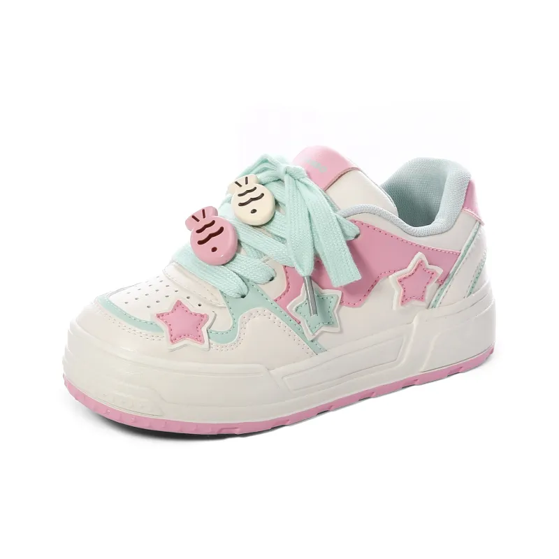 Lovely You Lightweight Anti-Slip Low-Top Skateboard Shoes Women's-37
