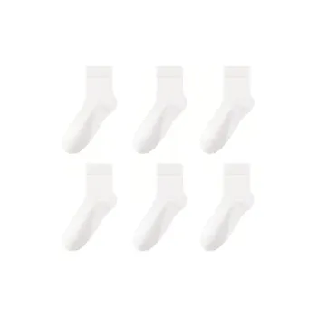 H YXIANG Mid Calf Socks Men's 6 Pack