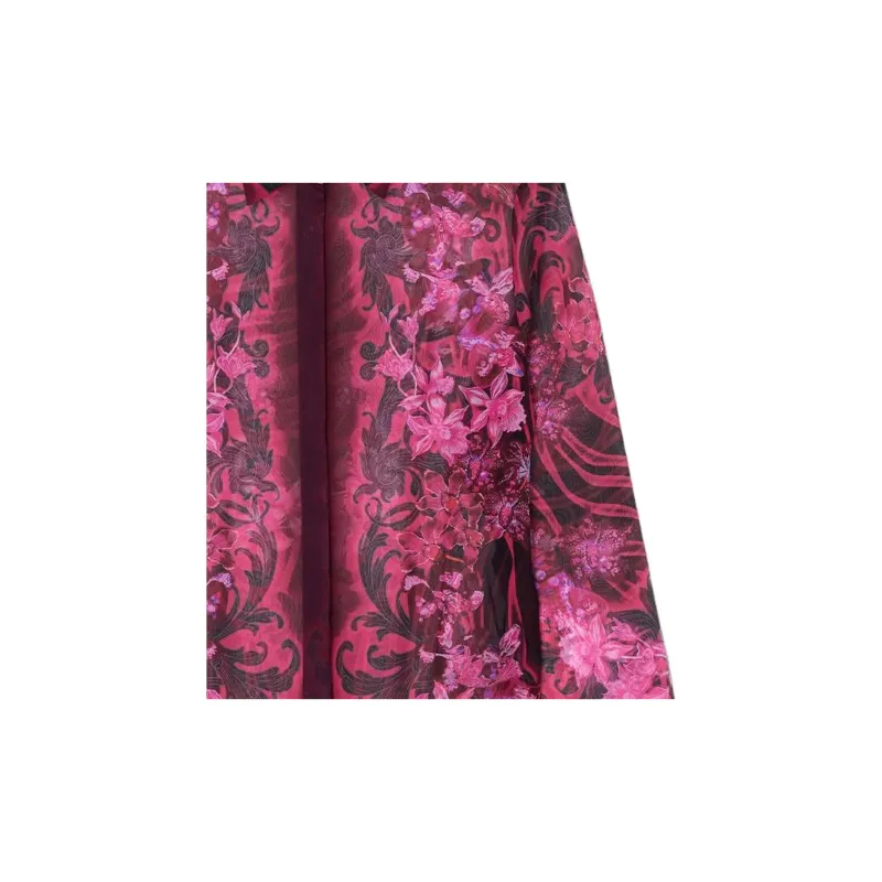 VERSACE Shirts Women's Fuchsia Flower-5