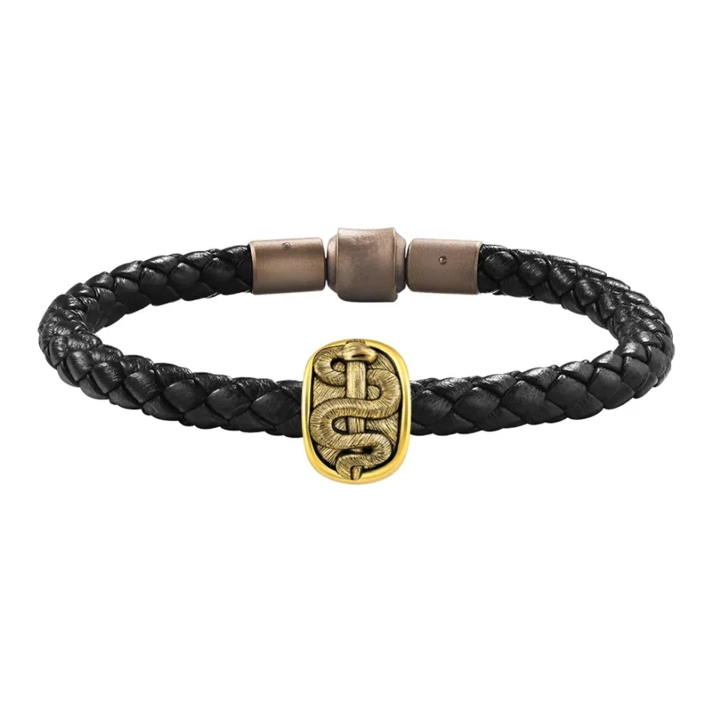 YASHENGZHUBAO Gold Bracelet Men-5