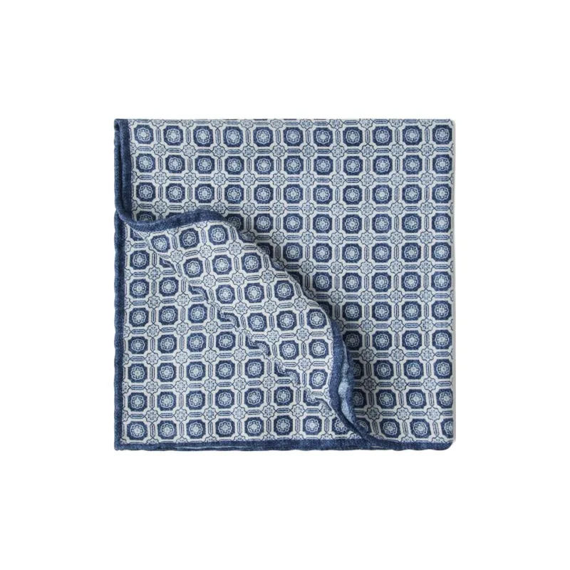 Brunello Cucinelli Geometric Designed Pocket Square-0