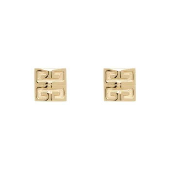 Givenchy Brass Stud Earrings Men's Gold