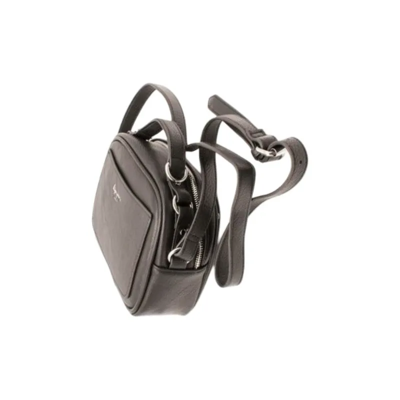 Pepe Jeans Synthetic Leather Shoulder Bag, Crossbody Bag, Handbag Regular Women's Black-2
