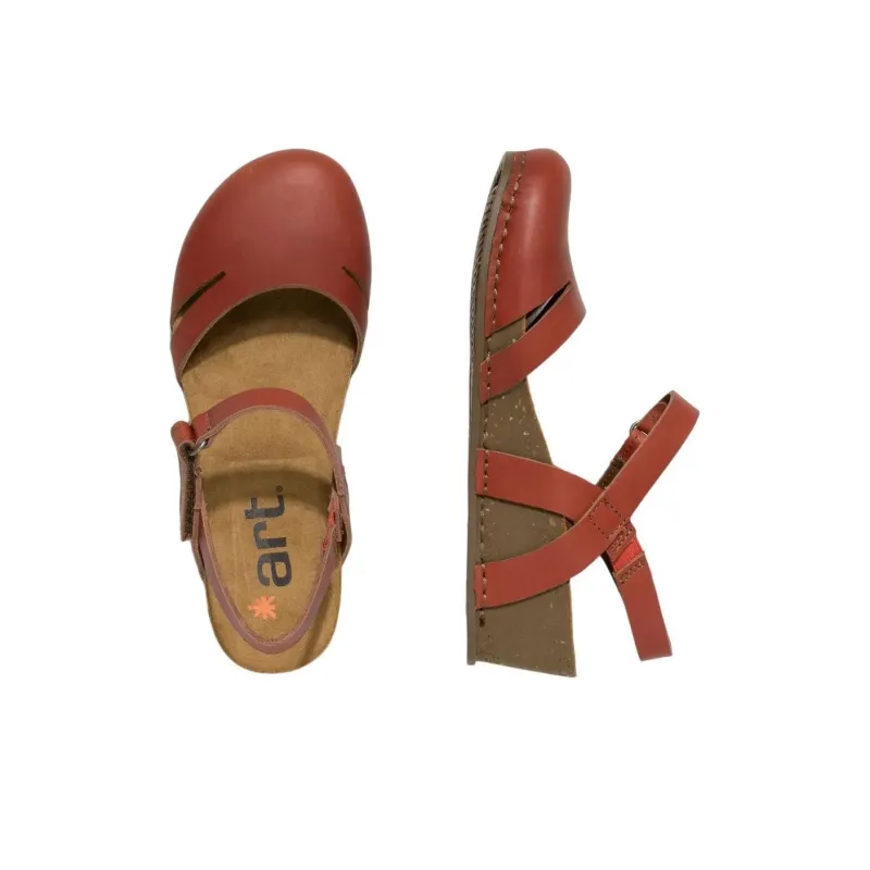 Art I LIVE Casual Single Shoes 4.5cm Women's Red-2