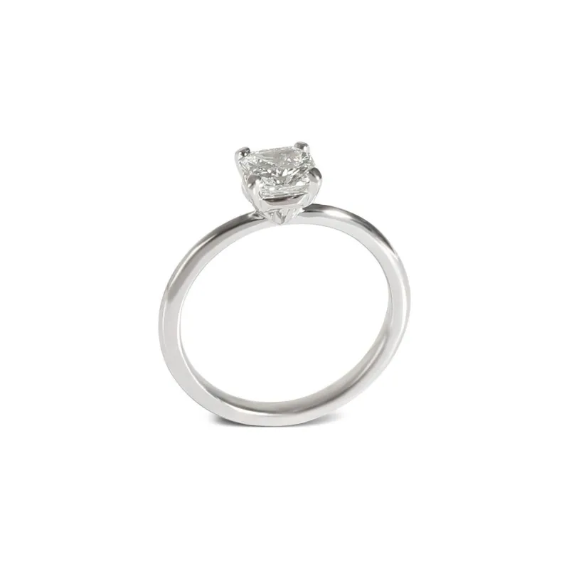 TIFFANY & CO. Platinum Diamond Engagement Ring-1