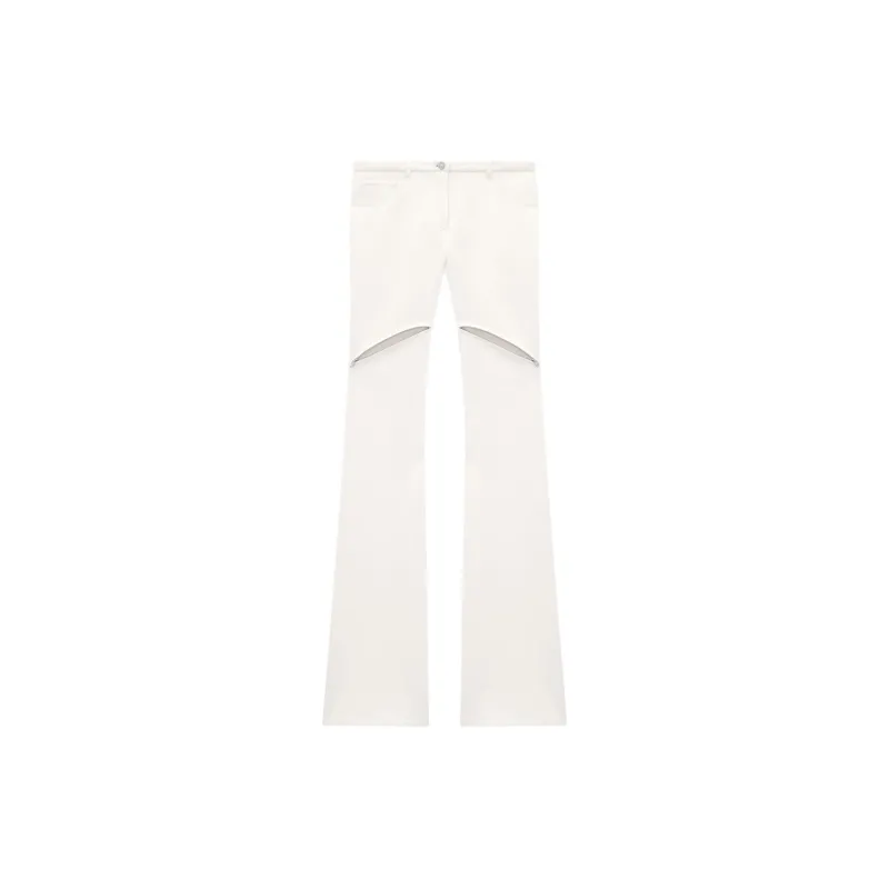 COURREGES Ellipse Zipped Twill Trousers-1
