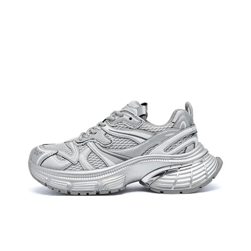 AGSDON Height Increasing Low-Top Chunky Sneakers Women's-0
