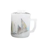 High Mountain and Flowing Water-Glass Water Cup