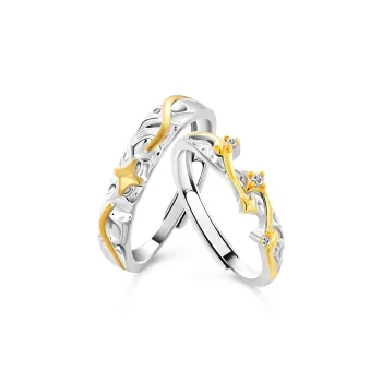 VIVIWELL S925 Silver Rings Unisex